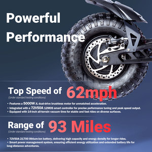 Motocicleta <span class=keywords><strong>Eléctrica</strong></span> en Existencia en EE. UU. y la UE, Envío Gratuito, 10000 W, Sin Escobillas, 72 V, 35 Ah, Batería Extraíble, Suspensión Completa, Doble Rueda de 14 Pulgadas, <span class=keywords><strong>MTB</strong></span> - Product Image 4