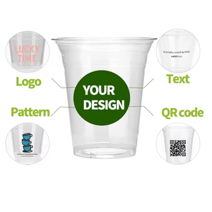 Yüksek Kaliteli Özel Baskılı Biyobozunur PLA U Şeffaf ISO Sertifikalı HXH Marka Soğuk İçecekler İçin Tek Kullanımlık Bardak Kapağı 16 oz Kalibre - Product Image 4