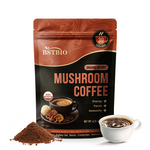 BSTBIO Paquetes de Empaque OEM 6 en 1, Mezcla Orgánica de Hongos con Sabor a <span class=keywords><strong>Ganoderma</strong></span> y Chaga, Café Instantáneo de Hongos - Product Image 2