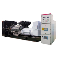 Générateur diesel haute tension 500 kVA 1000 kVA 1200 kVA, triphasé, régulation de tension haute précision, pour alimentation de secours