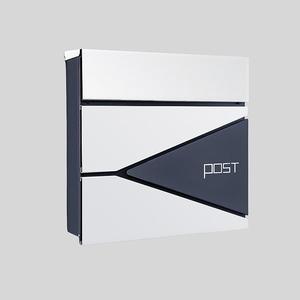 Boîte aux lettres moderne conforme à la norme DIN EN 13724 avec certification GS, gris anthracite <span class=keywords><strong>RAL</strong></span> <span class=keywords><strong>7016</strong></span>, boîte aux lettres murale pour le marché européen - Product Image 1