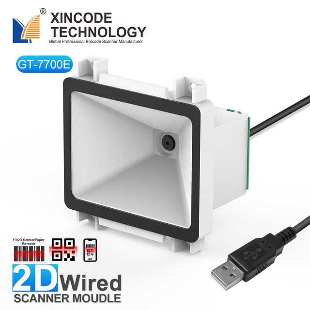 Xincode Fixed Scanner Embedded Qrcode Reader Module Small Size Auto-induction 2D Qr Fixed Barcode Scanner Module