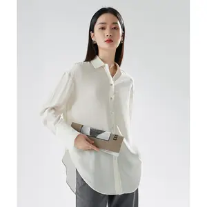 Hot Selling Eenvoudige Office Tops Voor Vrouwen Dames Tops Blouse Sexy