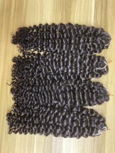 Piume 100% non trattate all'ingrosso, capelli umani per trecce, ricci profondi, morbidi e senza grovigli, alta qualità, in offerta <span class=keywords><strong>ora</strong></span> - Product Image 2