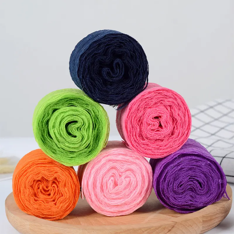 Custom Colorful Floral Guipure Lace Fabric Roll For Garments