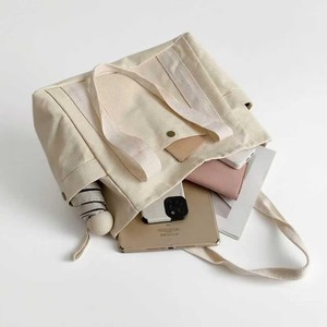 Xưởng sản xuất túi tote vải canvas in logo tùy chỉnh thân thiện với môi trường, cung cấp trực tiếp túi tote in toàn bộ họa tiết, phối màu tùy chỉnh. - Product Image 2