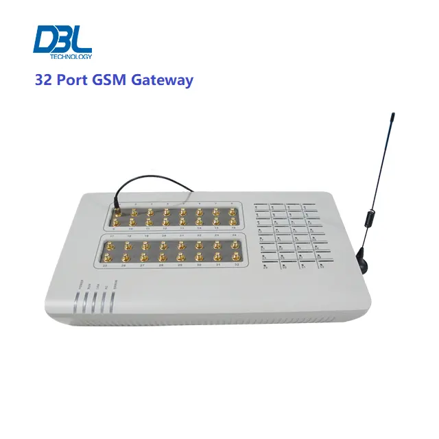 เครื่องหมายดอกจัน Sip เกตเวย์ Goip 32 Chanenl Gsm Gateway โทรศัพท์ Voip โทรฟรีป้องกันซิมบล็อก Sip Gateway