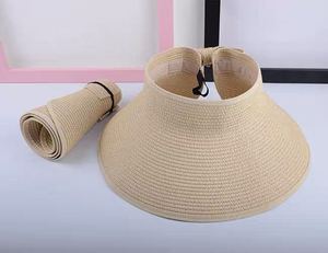 <strong>Womens</strong> <strong>Summer</strong> Sun Beach <strong>Hat</strong> Foldable Roll up Wide Brim Straw Lady Visor <strong>Hats</strong> Cap - Product Image 2