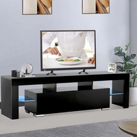 Dernier modèle de console de jeux vidéo TV moderne pour centre de divertissement mobilier de salon meuble TV avec éclairage