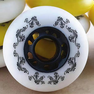 Roues de remplacement <span class=keywords><strong>pour</strong></span> patins à roulettes YSMLE PU, résistantes à l'usure et à l'eau, 90A, <span class=keywords><strong>pour</strong></span> patins à roulettes en ligne - Product Image 3