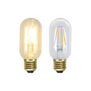LED Retro <span class=keywords><strong>Edison</strong></span> T45 <span class=keywords><strong>T</strong></span> Tube Lampe à filament 2W 4W 6W Corps en verre à courant constant Base E27 pour usage résidentiel sans stroboscope - Product Image 5
