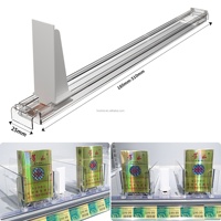 Universal Modular Shelf Dividers Adjustable T-Shape Partition for Varied Product Sizes