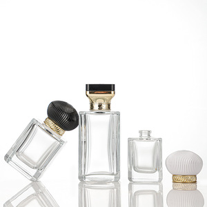 50ml Clear Square Glass Perfume <b>Bottle</b> Empty Refillable Sample <b>Bottle</b> with Fine <b>Mist</b> Sprayer Portable for Travel - Product Image 3