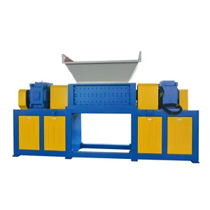800 Kg/u Plastic Klein Formaat Shredder Machine Voor Industriële Plastic Klonten Shredder Recycling Dubbele As Shredder