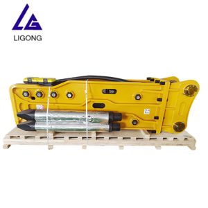 Casse-pierre hydraulique de grande taille <span class=keywords><strong>d</strong></span>'<span class=keywords><strong>occasion</strong></span> pour excavatrice de 45 à 50 tonnes, type crayon, burin L175 mm - Product Image 1