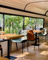 Café mobile sur bus à deux étages personnalisé, design unique, série de stands de vente en plein air