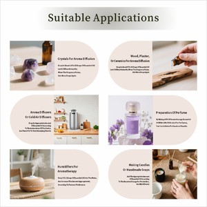 Difusores de Aroma de Dos Fluidos con Aceite Esencial Concentrado sin Agua Marca GuLing al por Mayor, Fragancia Natural de Alta Pureza y Alta Concentración - Product Image 4