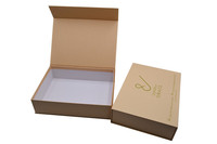 Boîte cadeau rigide pliable magnétique biodégradable et recyclable, écologique, avec gaufrage, doublure en éponge, emballage de luxe, pelliculage mat