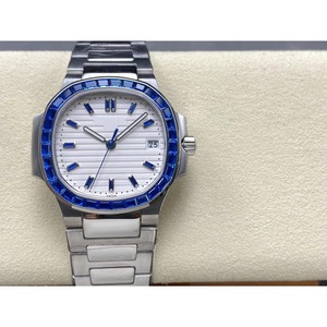 Reloj Impermeable de Súper Calidad, 40 mm, Acero, Movimiento de Diamante, Esfera Blanca de Buceo, 8.5 mm - Product Image 2