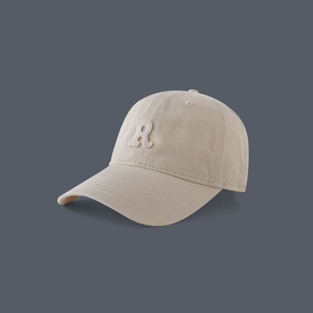 Casquette de baseball avec logo R [beige]