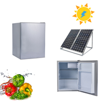 Réfrigérateur à porte unique de haute qualité en Chine 70 litres réfrigérateur extérieur à énergie solaire 12 CC hors réseau