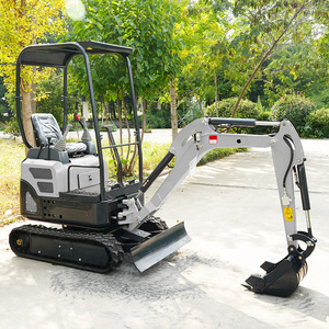 Mini Escavatore con Motore Diesel ad Alta Potenza, Certificato CE EPA, con Accessori Idraulici Agricoli, Spedizione Gratuita - Product Image 1