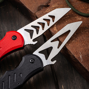 Dao gấp tập luyện Karambit CNC cán G10 kiểu móng vuốt cáo, lưỡi dao chưa mài, dùng cho cắm trại - Product Image 3