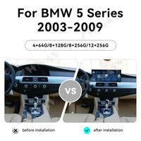 ZWNAV 15.8 ''Android14 Carplay pour Bmw Série 5 E60 CCC 2003-2009 Autoradio GPS Auto Multimédia Lecteur Sans Fil Stéréo Unité Principale