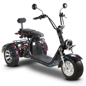 Scooter Eléctrico Citycoco de 3 Ruedas, 2000w/3000w, para Adultos, Plegable, Impermeable, con GPS y Batería de Litio - Product Image 2