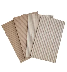 Cheap Price Factory Supply 1220*2400mm 6-25mm Wood Textured Flexible Mdf Wall Panels for interior Wall Decoration and Furniture