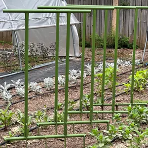 JH-Mech Mindful Farm Lawn Ergonómico Ligero 5 dientes Aflojar Suelo Excavación Verde Acero al carbono Horquilla ancha - Product Image 4