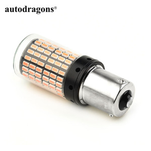 Lumière LED extra haute pour voiture T20 7440 W21w 3014 4014 144 SMD 7443 1156 1157 pour ampoules de clignotants LED - Product Image 2