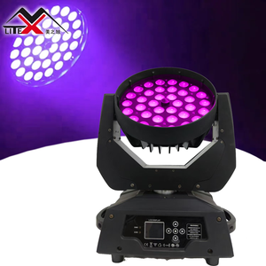LED Par Light 36 - RGBWA UV 6in1 Zoom Moving Head