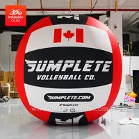 विशाल विज्ञापन 4m Inflatable वॉलीबॉल Inflatables गेंद गुब्बारे कस्टम ऑक्सफोर्ड Inflatable गुब्बारा