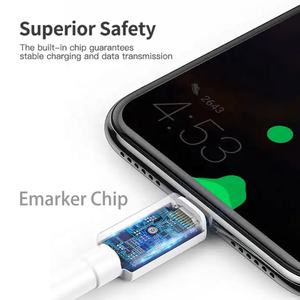 Câble USB-C vers Type-C PD 5A 100W à chargement rapide en PVC moulé, tendance, pour accessoires de téléphonie mobile Android, vente en gros - Product Image 4