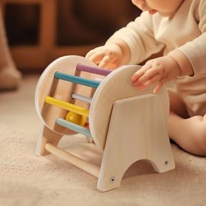 Baby 6-12Months Toddlers Play Kit Spinning <b>Drum</b> Montessori Toys for Infant - Product Image 2