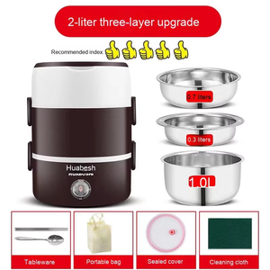 Olla <span class=keywords><strong>arrocera</strong></span> rosa de doble capa-Diseño bonito, capacidad de-10L, con funciones de vapor y horneado de pasteles-Perfecto para niñas - Product Image 3