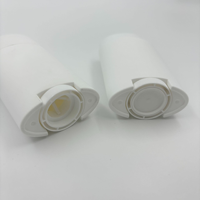 Tube de déodorant vide rechargeable de 75 g, rond et ovale, avec mécanisme rotatif, pour emballage cosmétique