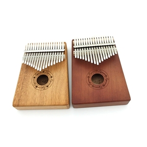 17 Keys Mahogany KalimbaThumb Piano Peace Dove Engraved Wood Finger Piano C Major Beginner Portable <b>Musical</b> Instrument Gift - Product Image 1