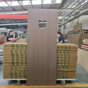 Pintu Interior Lacquer Putih dengan Kaca 6-Lite untuk Kamar Tidur Kamar Mandi Ukuran Kustom Pabrik - Product Image 2