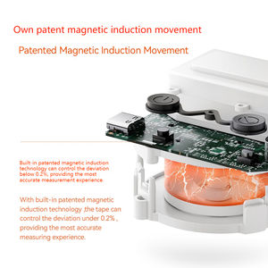 Règle à ruban électrique rechargeable <span class=keywords><strong>LED</strong></span> HD multifonctionnelle pour écran roulant, outil de mesure du corps, métrique en plastique et acier - Product Image 6
