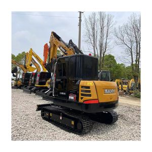 Excavadora usada en buen estado SANY60 SANY35 60 75 Máquina de construcción de segunda mano Excavadoras a la venta - Product Image 1