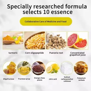 OEM/ODM Curcuma Longa Corn Peptide Herbal Drink Natural Plant Pueraria Turmeric Corn Hangover Drink Essential <b>Liver</b> Protection - Product Image 3