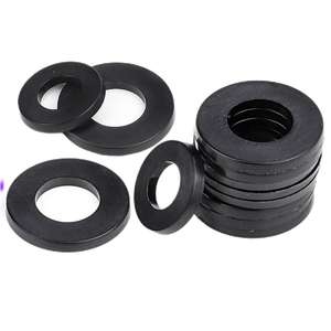 OEM HDPE Pom/delrinナイロンPa6 <span class=keywords><strong>Ptfe</strong></span>フラットウォッシャーM3 M4 M6 M8 M10 M12ナイロン材料シムガスケットプラスチック丸穴柱クッション - Product Image 1