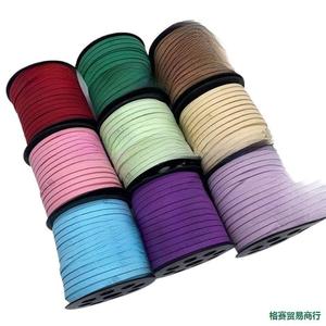 DIY craft materials: 5mm Korean suede <b>rope</b>, deerskin <b>rope</b>, double-sided suede, braided bracelet and necklace cord, suede. - Product Image 5