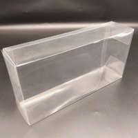 PET jetable de boîte carrée pliante transparente de PVC et matériel de PP pour l'emballage de rouge à lèvres de parfum de crème de maquillage