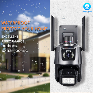 Cámara IP de Seguridad Inalámbrica para el Hogar, 1080P HD, Impermeable, para Exteriores, con Doble Lente, WiFi, <span class=keywords><strong>V380</strong></span> <span class=keywords><strong>Pro</strong></span>, Detección Humana, Visión Nocturna - Product Image 2