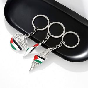Llavero con Mapa de Palestina e Israel, Colgante Decorativo de Metal, Accesorios para Hombre y Mujer, Precio de Fábrica al por Mayor - Product Image 6