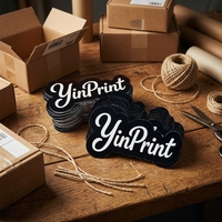Pegatinas de Vinilo Adhesivas Impermeables con Logotipo Personalizado, con Grabado/Relieve y Corte Troquelado para Promoción