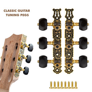 <span class=keywords><strong>Alice</strong></span> classica chitarra testa della macchina 1:14 rapporto di trasmissione chitarra accordatura chiave pioli 3 + 3 sintonizzatori w/ebano pulsante AO-020HV3P - Product Image 3